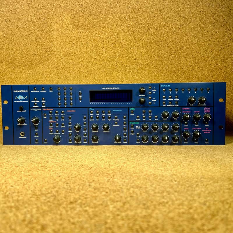 Novation Supernova Polyphonic Rackmount Synthesizer – Serviced – Warranty image 1