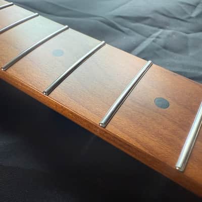 BMC Guitar Neck Strat® Stratocaster® 22 Fret Roasted Maple With Maple Fingerboard Nitro Lacquer Rounded Fret Ends - 9.5 Radius   [SN105] image 3