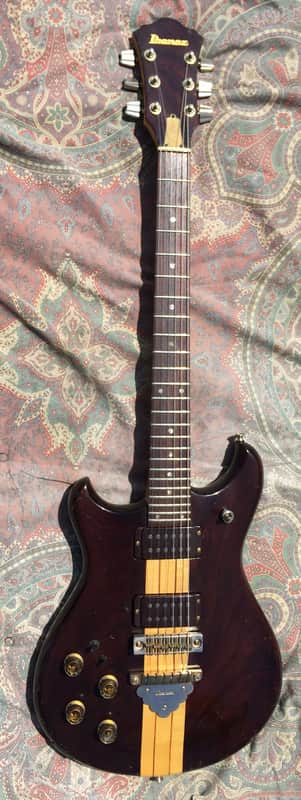 Ibanez Musician MC300 Lefty 1980's - Walnut image 1