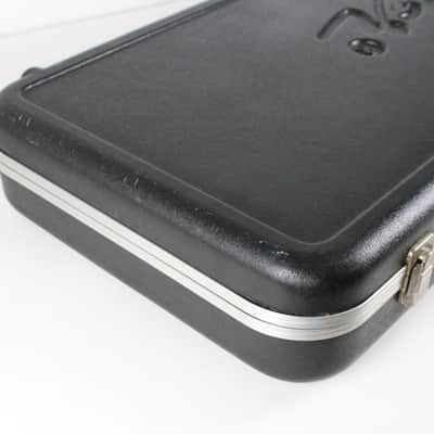 1978 Vintage Fender Stratocaster Telecaster Molded Plastic Guitar Black CASE USA 1970s image 5