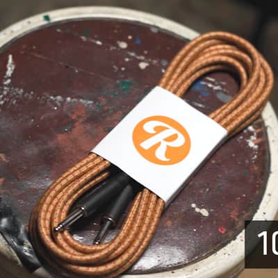 Reverb 10-foot 1/4" Guitar Cable - Orange image 3