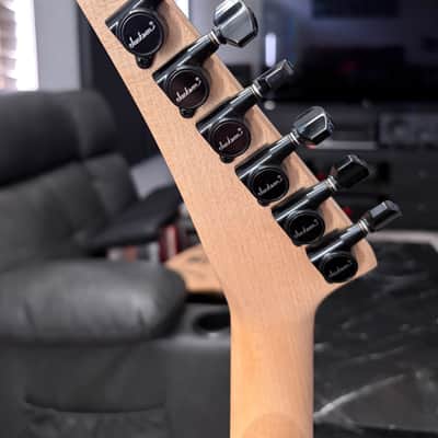 Jackson USA Series Corey Beaulieu Signature King V KV6 2013 - Present - Transparent Red Burst image 4