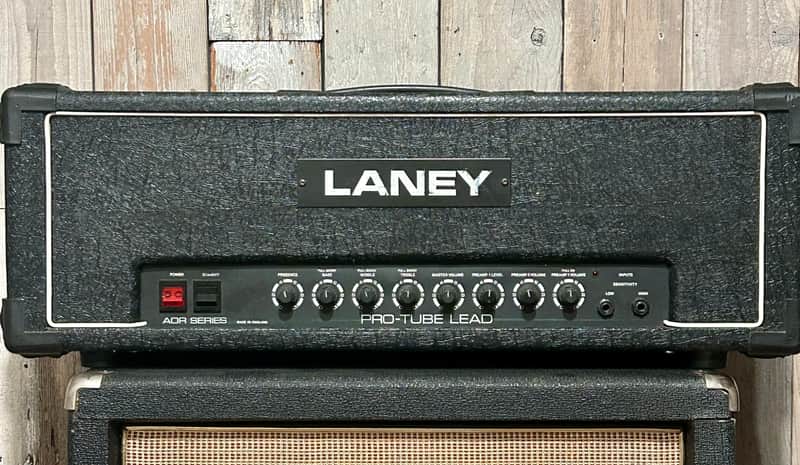 1980s UK Made Laney Pro-Tube Lead AOR 50 Amp Head, Black, Serviced it's an Amazing Sounding Head ! image 1
