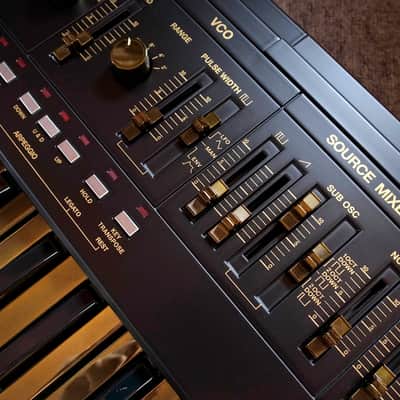 Roland SH-101  black & gold custom by ghostinmpc image 11