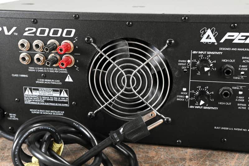 Peavey PV 2000 2-Channel Power Amplifier CG01E19 | Reverb
