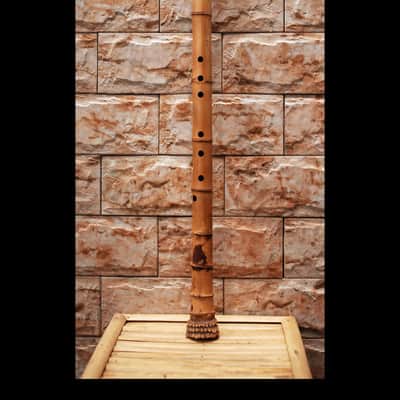 Concert-Grade 8-Hole Tang Xiao Flute - Blowing Shakuhachi - 2 Piece – Lacquered, Healing Tones in D/C/B Keys (Lowest Note) for Meditation & Music, Yellow Bamboo image 8