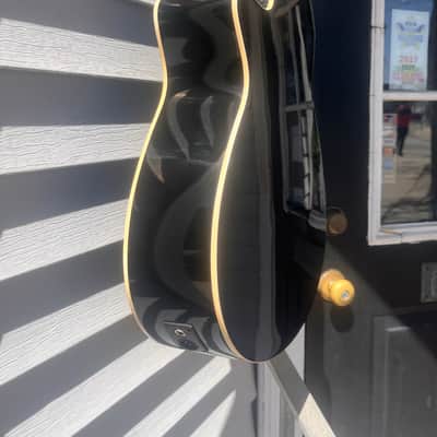 Preowned Ibanez AEG1812IIBK Spruce / Sapele Auditorium 2019 - Black image 4