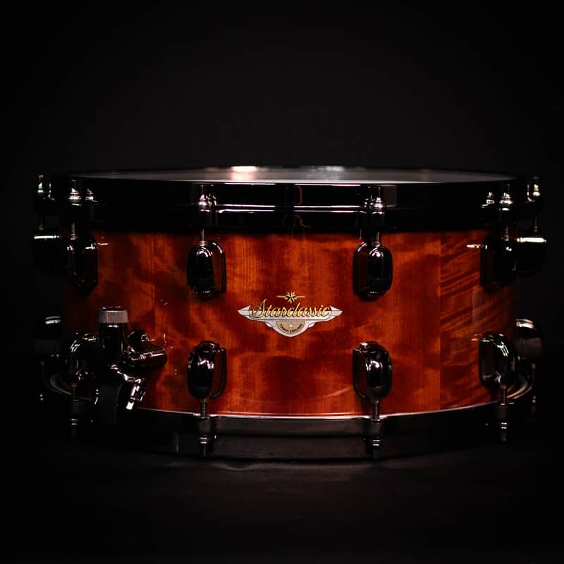 Tama 14" x 6.5" Starclassic Bubinga Snare Drum image 1