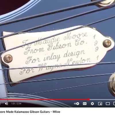NOS-Gibson Truss Rod Cover 70’s - Brass image 6