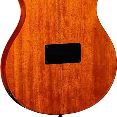 Ortega Tourplayer Thinline Acoustic-Electric Classical Guitar, Flamed Maple Top, Blue image 11