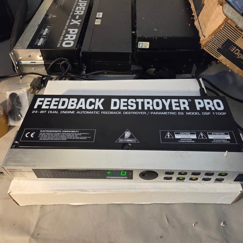 Behringer Feedback Destroyer Pro DSP1100P 2000s - Black / Silver image 1