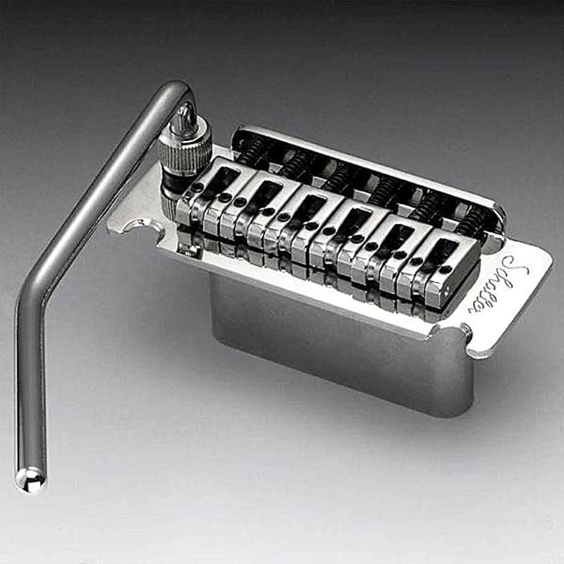 Schaller Stud Mount Vintage Tremolo, Roller Saddles – CHROME #3801 image 1
