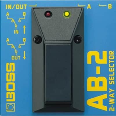 Boss AB-2 2-Way Selector - Blue image 1