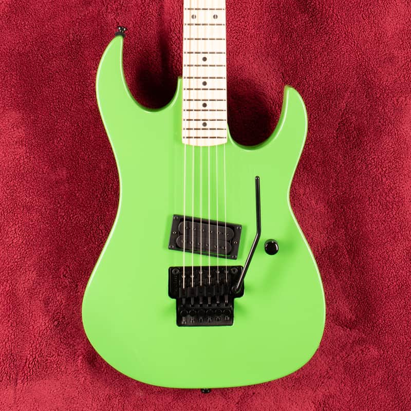 B.C. Rich Gunslinger Retro II with Floyd Rose - Green Pearl image 1