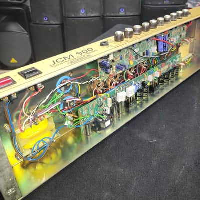 Marshall JCM900 Valve Head 100W Model 4100 (1991) + Cabinet Marshall 1960A 300w (2001) image 7