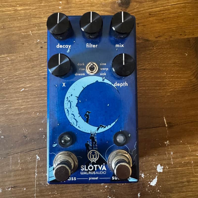 Walrus Audio Slötvå Multi-Texture Reverb 2022 - 2023 - Blue image 1