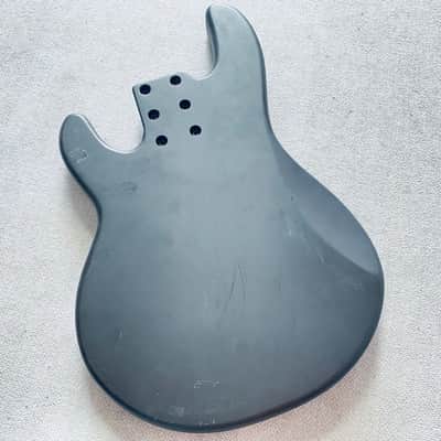 Black Basswood StingRay Style Bass Body image 2
