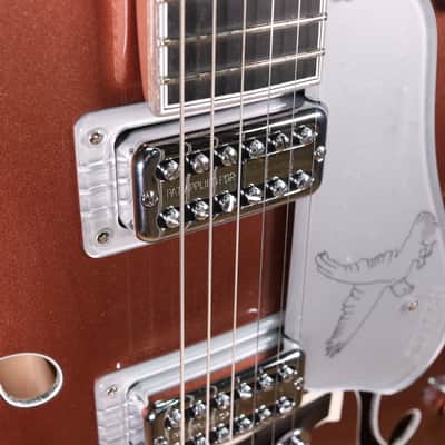 Gretsch G6136T Limited Edition Falcon w/ Bigsby Hollow Body - Two-Tone Copper/Sahara Metallic image 5