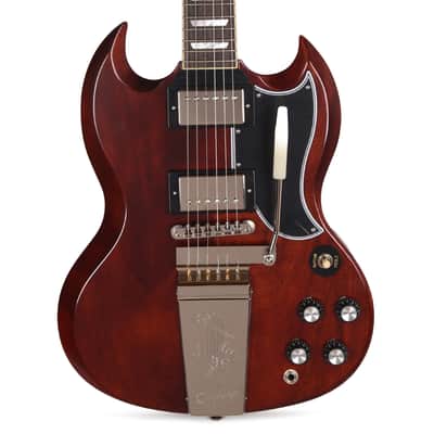 Epiphone Inspired by Gibson Custom 1964 SG Standard Reissue Cherry Red w/Maestro Vibrola image 1