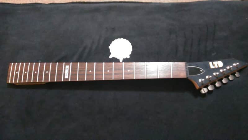 ESP LTD M-50 reverse headstock neck image 1