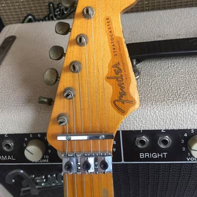 Fender Stratocaster Black over Sunburst Customshop image 3