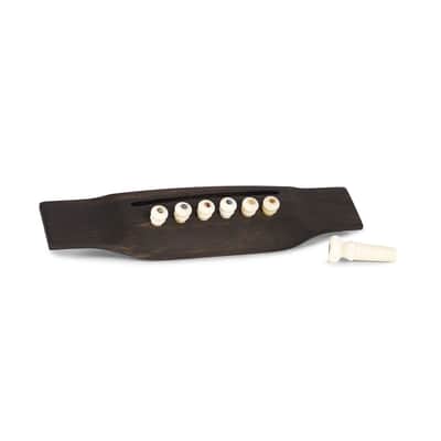 Martin APP0026 Genuine Bone Bridge Pin Set w/ Abalone Inlay image 4