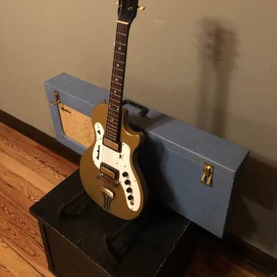 Airline 7214 60’s - Gold w/amp in case image 11