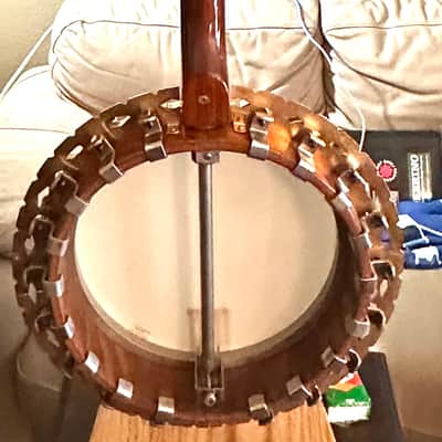 Framus Flagship Gold Resonator Five String Banjo 1974 - Gold And Rosewood image 8