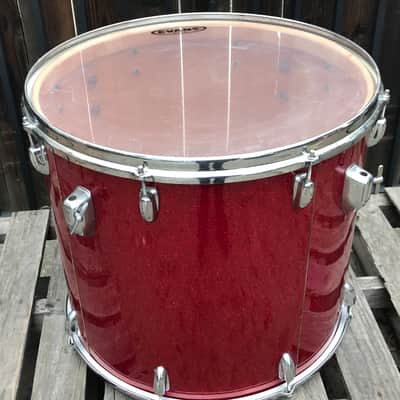 Slingerland 18”x20” Floor Tom 3ply O’rings- Red Glass (Rare) image 14
