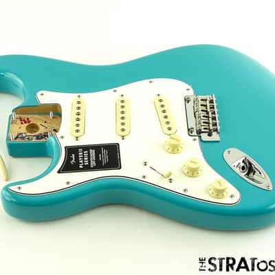 LEFTY Fender Player II Stratocaster Strat LOADED BODY, Alder Strat Aquatone Blue image 1