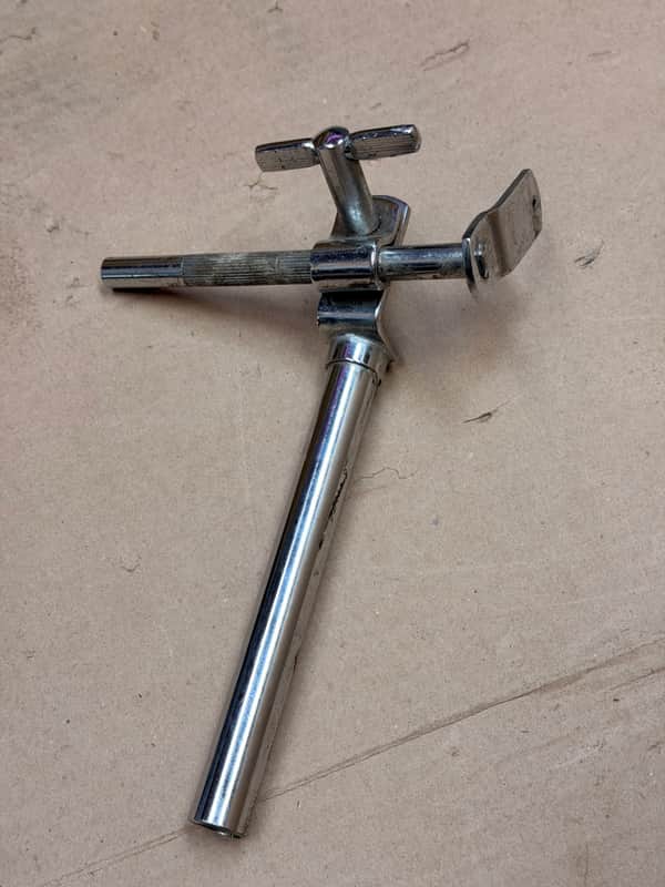 Vintage 9.5mm L-Arm Tom Mount with Diamond Plate Bracket image 1