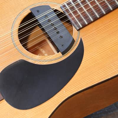 Vintage! 1980’s Simon & Patrick Luthier W.C. Natural Satin 12-String Acoustic/ Electric Guitar + Case image 4