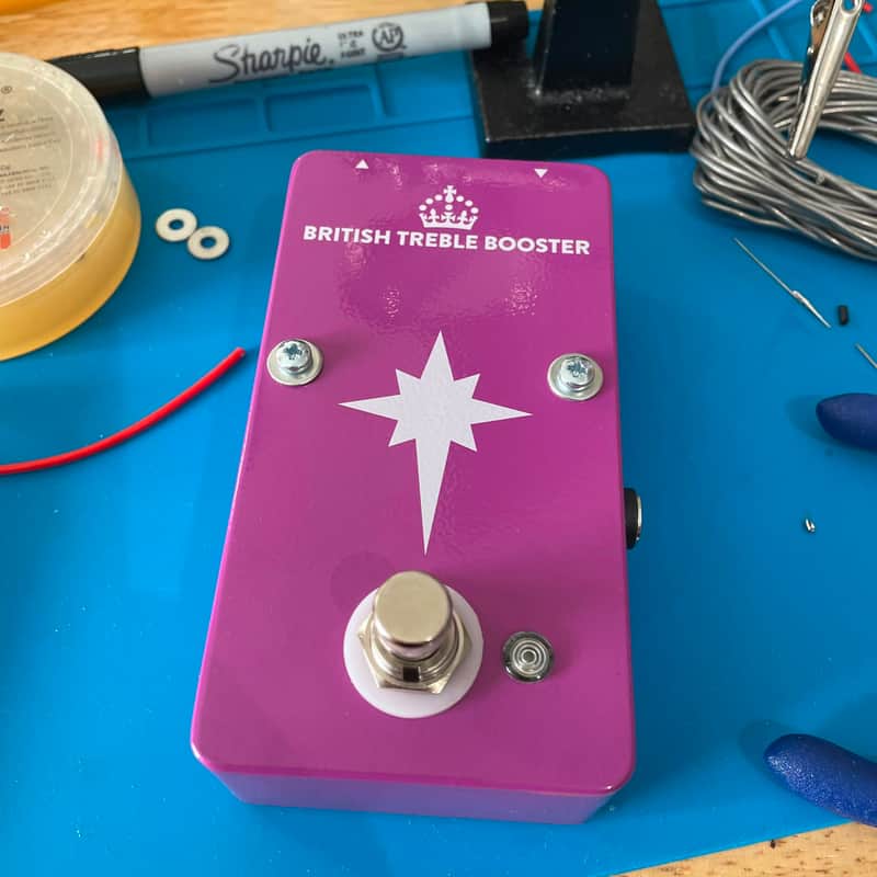 British Treble Booster - [PROTOTYPE] Galileo Treble Booster - Purple image 1