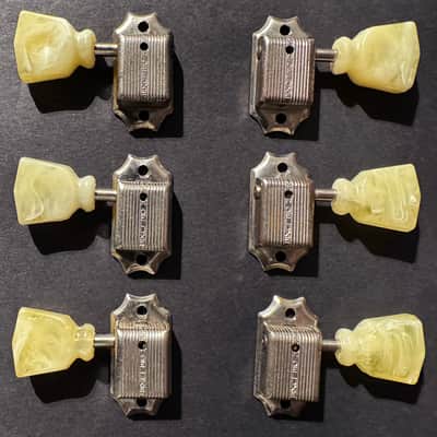 1956 1957 1958 Kluson tuners as used on Gibson Les Paul and ES335 guitars. REPLACEMENT TIPS! image 1