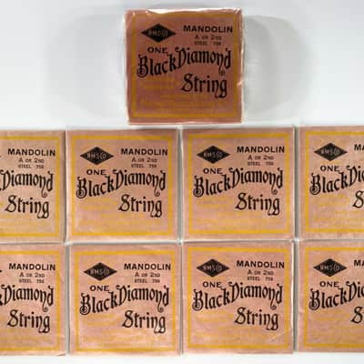1930s BLACK DIAMOND STRINGS Vintage BOX Mandolin A Or 2nd Steel 756 National image 2