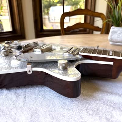 Gretsch G6129T-89 Vintage Select '89 Sparkle Jet with Bigsby 2023 - Silver Sparkle image 11