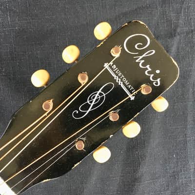 Vintage Chris "Adjustomatic" Parlor Guitar, Natural, 1945 image 5