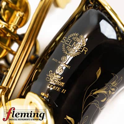 Henri Selmer Paris Super Action 80 Series II Alto Saxophone - Black Lacquer (Competition Demo / Open Box Model) image 2