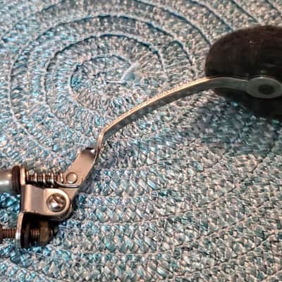 1930s 1940s * WFL Ludwig Rare MUFFLER 1 Pad * ZEPHYR LUG era NICKEL * 100% ORIGINAL * (for Snare ,Tom & Floor Tom) image 2