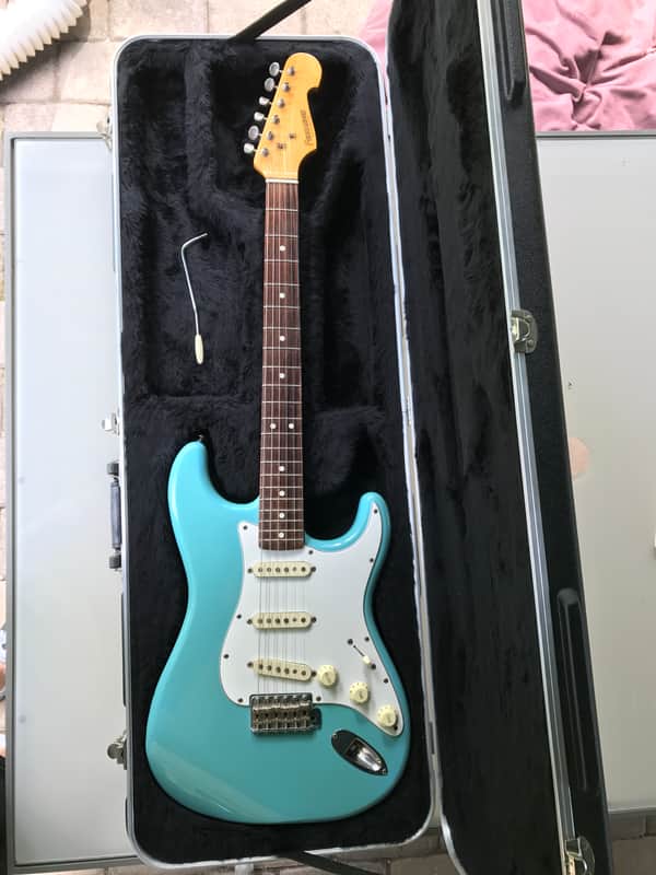 Fernandes Strat-type circa 1987 with hardshell case image 1