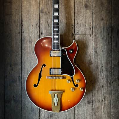 1962 Gibson L5CES in Sunburst finish with original hard shell case image 2
