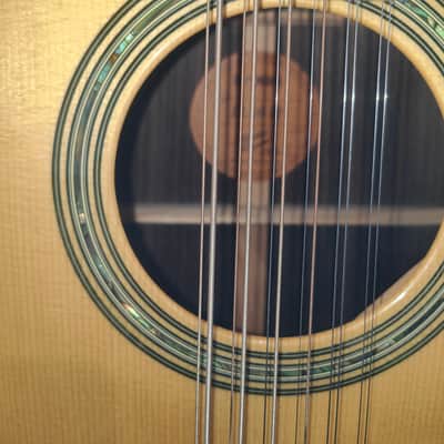 Yamaha LL16-12 Jumbo Acoustic Guitar Natural image 10