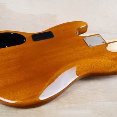 Fender Deluxe Active Jazz Bass Okoume V 2014 Natural w/ Bag image 5