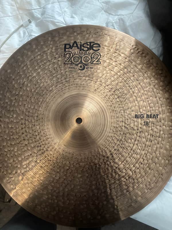 Paiste 18" 2002 Black Big Beat Cymbal 2016 - Present - Traditional image 1