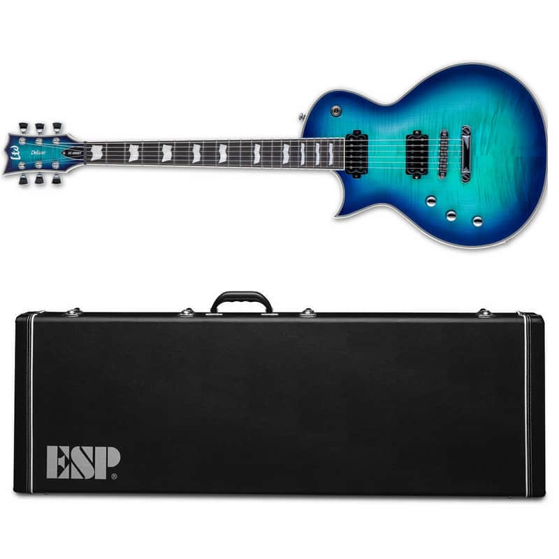 ESP LTD EC-1000T CTM LH Left-Handed Electric Guitar FM Flame Maple Violet Shadow+ ESP Hard Case BRAND NEW image 1