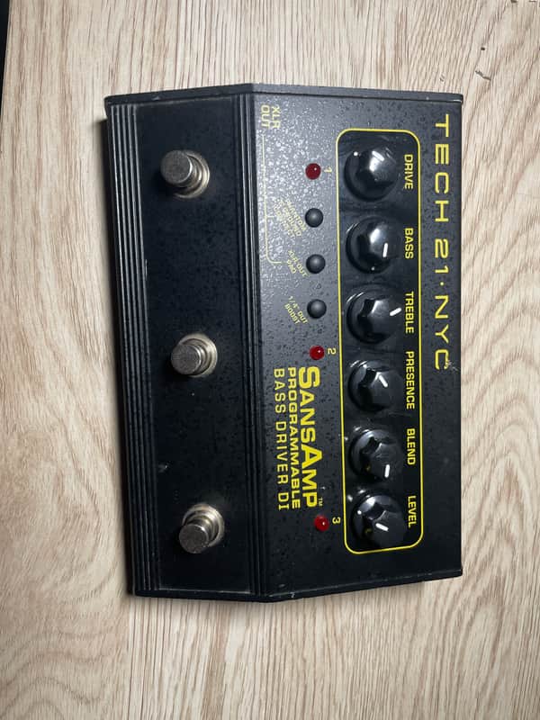 Tech 21 Sansamp Programmable Bass Driver