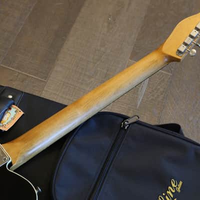 2020 K-Line Truxton Deluxe Alder Electric Guitar Factory Relic Nashville Black + OGB image 17