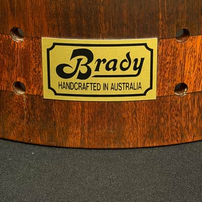 Brady Block Jarrah wood 14" x 4,5" Snare Drum Early 1990's image 4