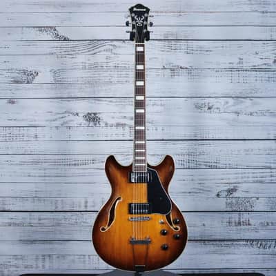 Ibanez AS7328 AS Artcore Expressionist Hollow-Body Electric Guitar | Tobacco Brown image 3