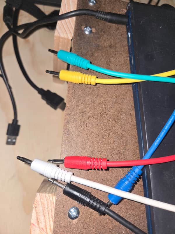 Axcess Cables 1.5 ft Modular Synth Patch Cables imagen 1